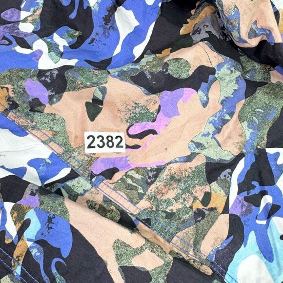 Free People Movement Mesmerize Me Pants women's Medium blue Violet printed cargo - Picture 10 of 10